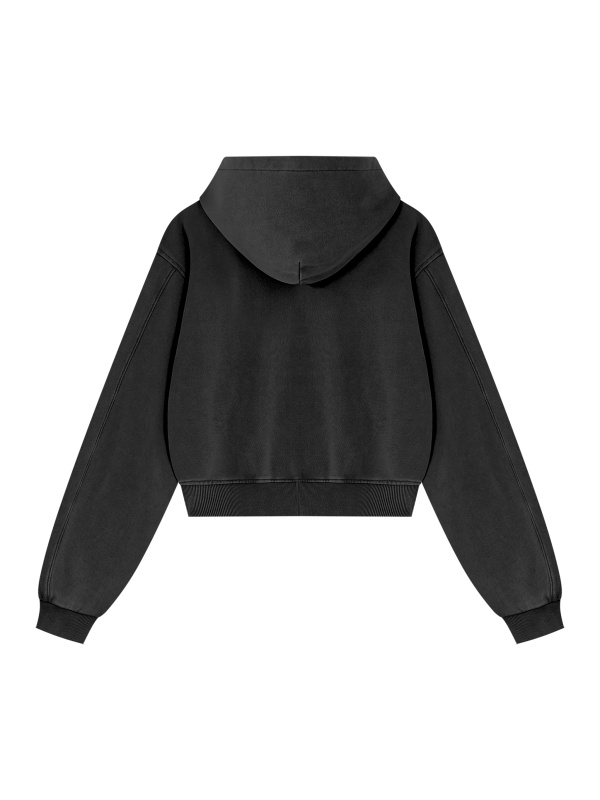 Women's Mineral Wash Full Zip Hoodie