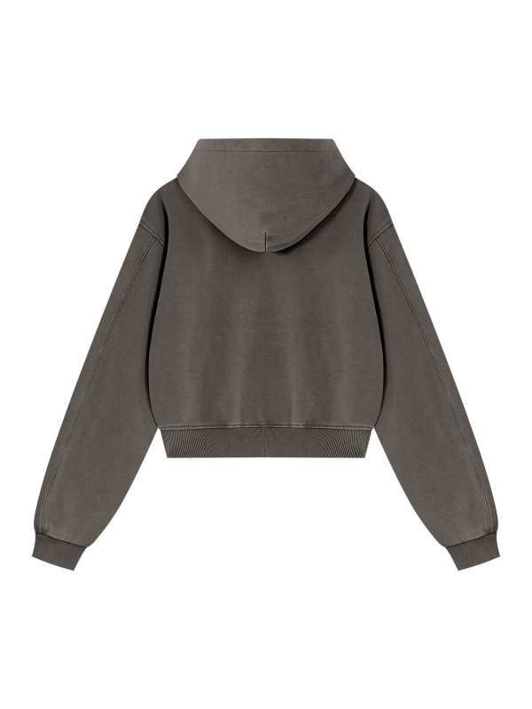 Women's Mineral Wash Full Zip Hoodie