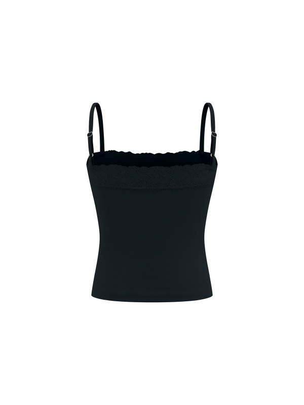 Women's Lace Trim Cami Tank Top