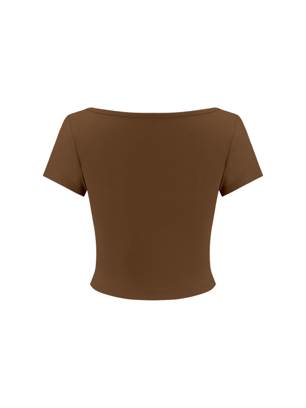 Women's Square Neck Crop T-Shirt