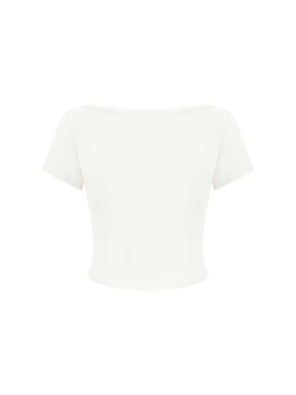 Women's Square Neck Crop T-Shirt