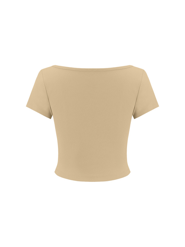 Women's Square Neck Crop T-Shirt