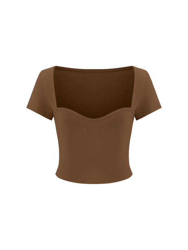 Women's Square Neck Crop T-Shirt