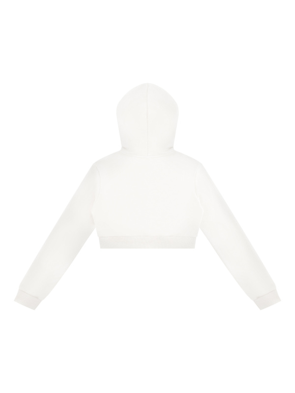 Women's Cropped Full Zip Hoodie