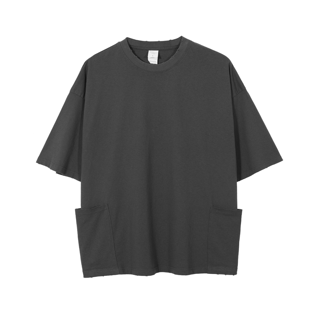 Streetwear Unisex Side Pockets T-shirt - Print On Demand | HugePOD-10
