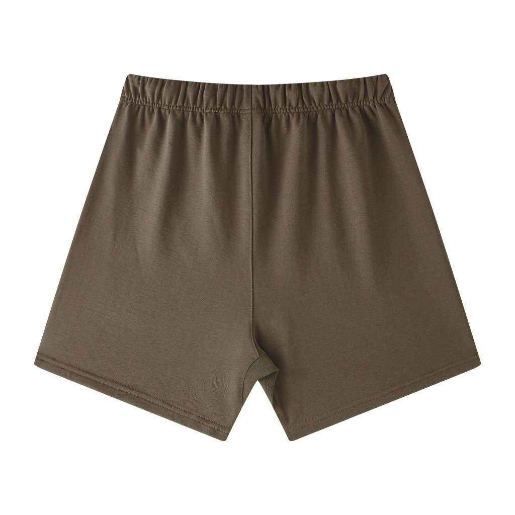 Streetwear Unisex Basic Earth Tone Loose Fit Shorts - Print On Demand | HugePOD-10