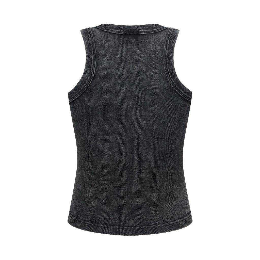 Streetwear Fried Snowflakes Heavyweight Washed Hip-hop Jazz  Women's Vest - Print On Demand | HugePOD-4