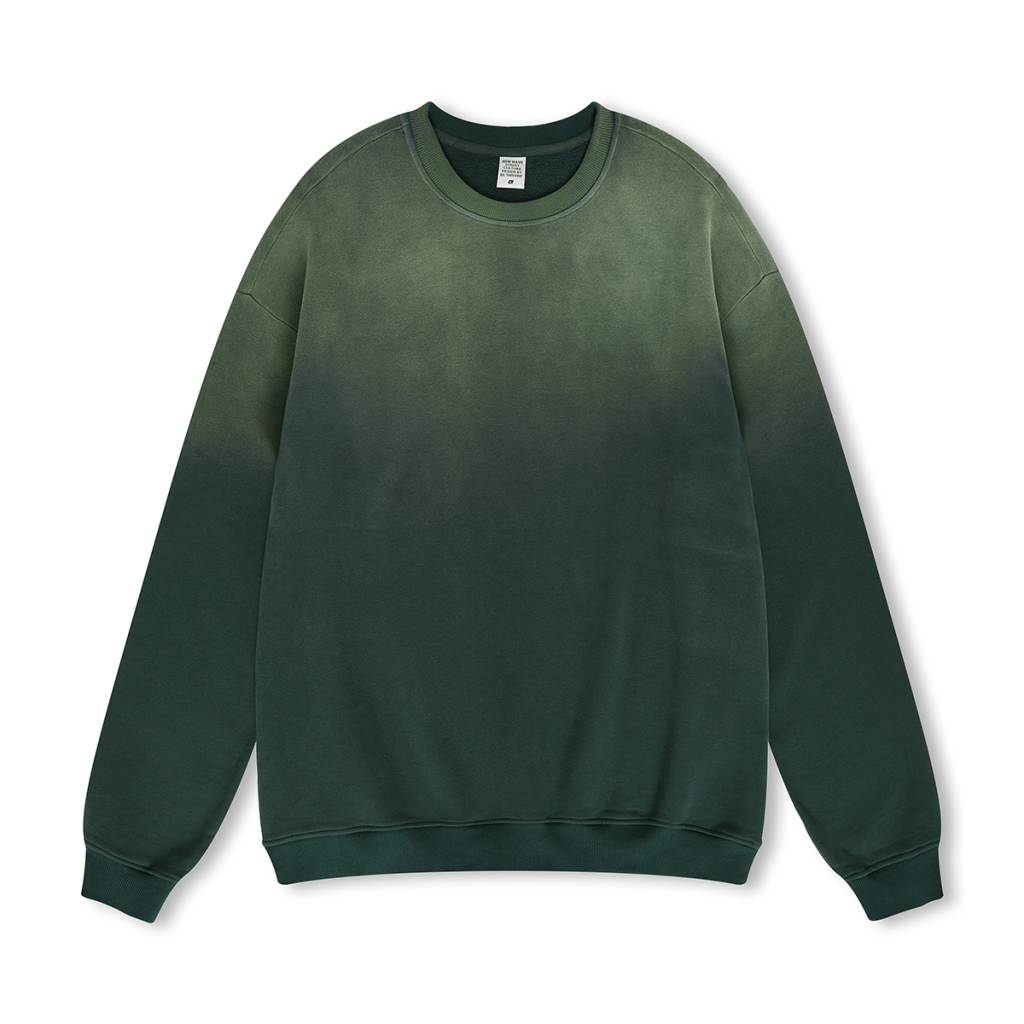 Custom Streetwear Unisex Ombre Washed Effect Sweatshirt - Print On Demand | HugePOD-5