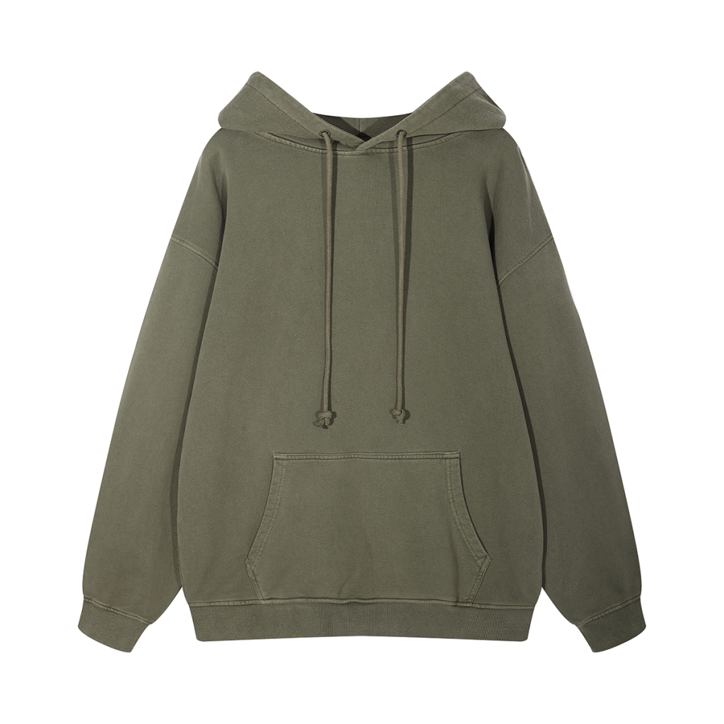 Streetwear Unisex Heavyweight Stone Washed Hoodie - Print On Demand | HugePOD-16