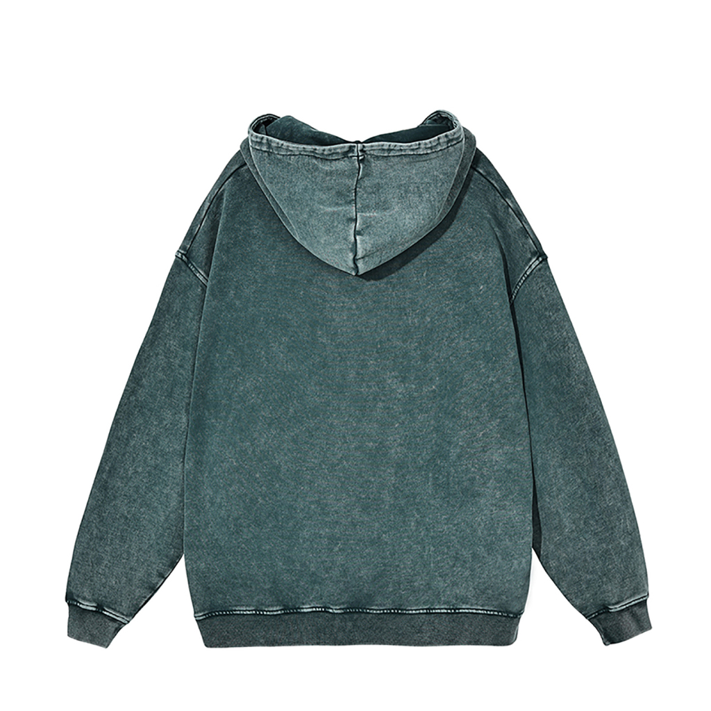 Oversized Snow Wash Hoodie - Print On Demand | HugePOD-21