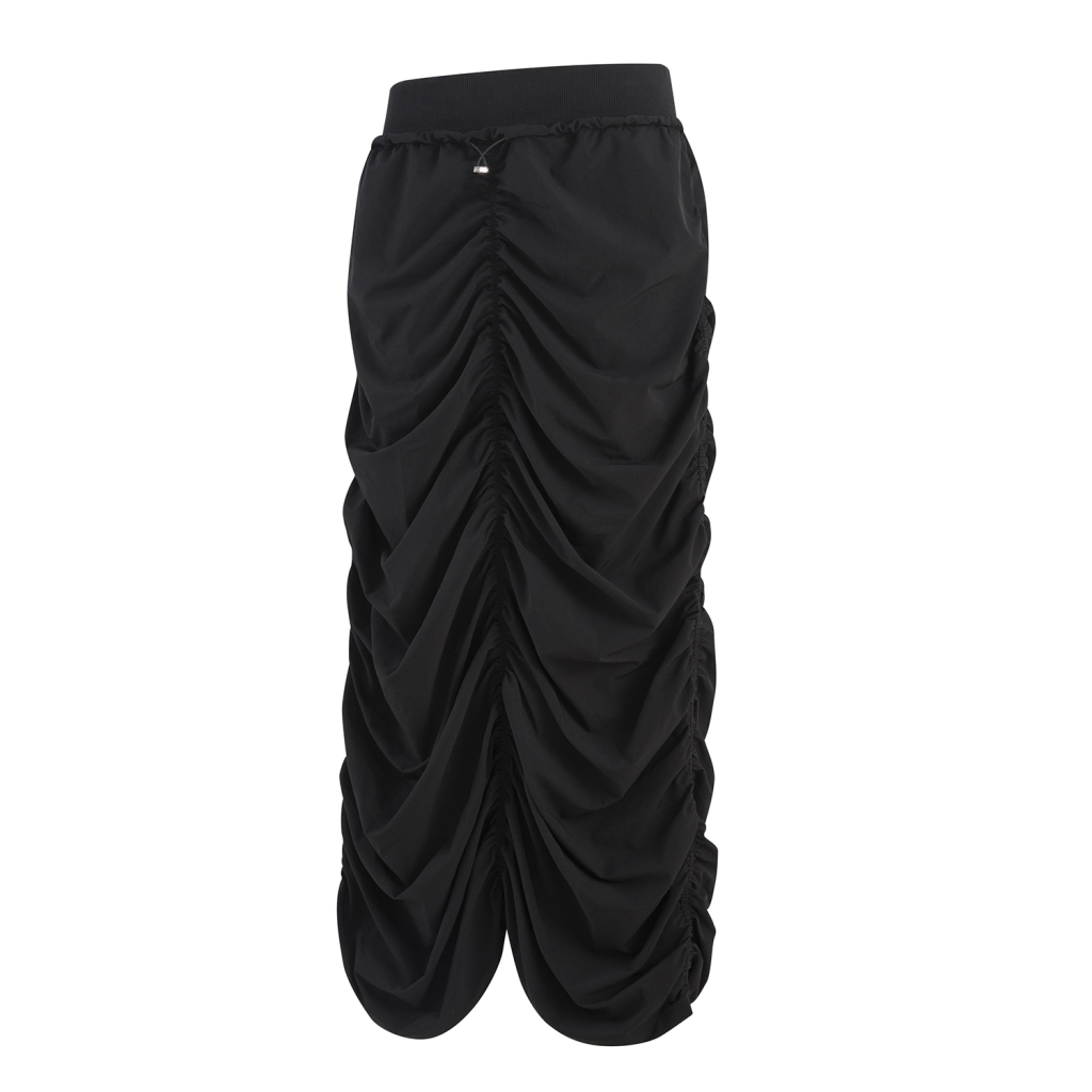 Streetwear Pleated Quick-drying Maxi Dress - Print On Demand-12