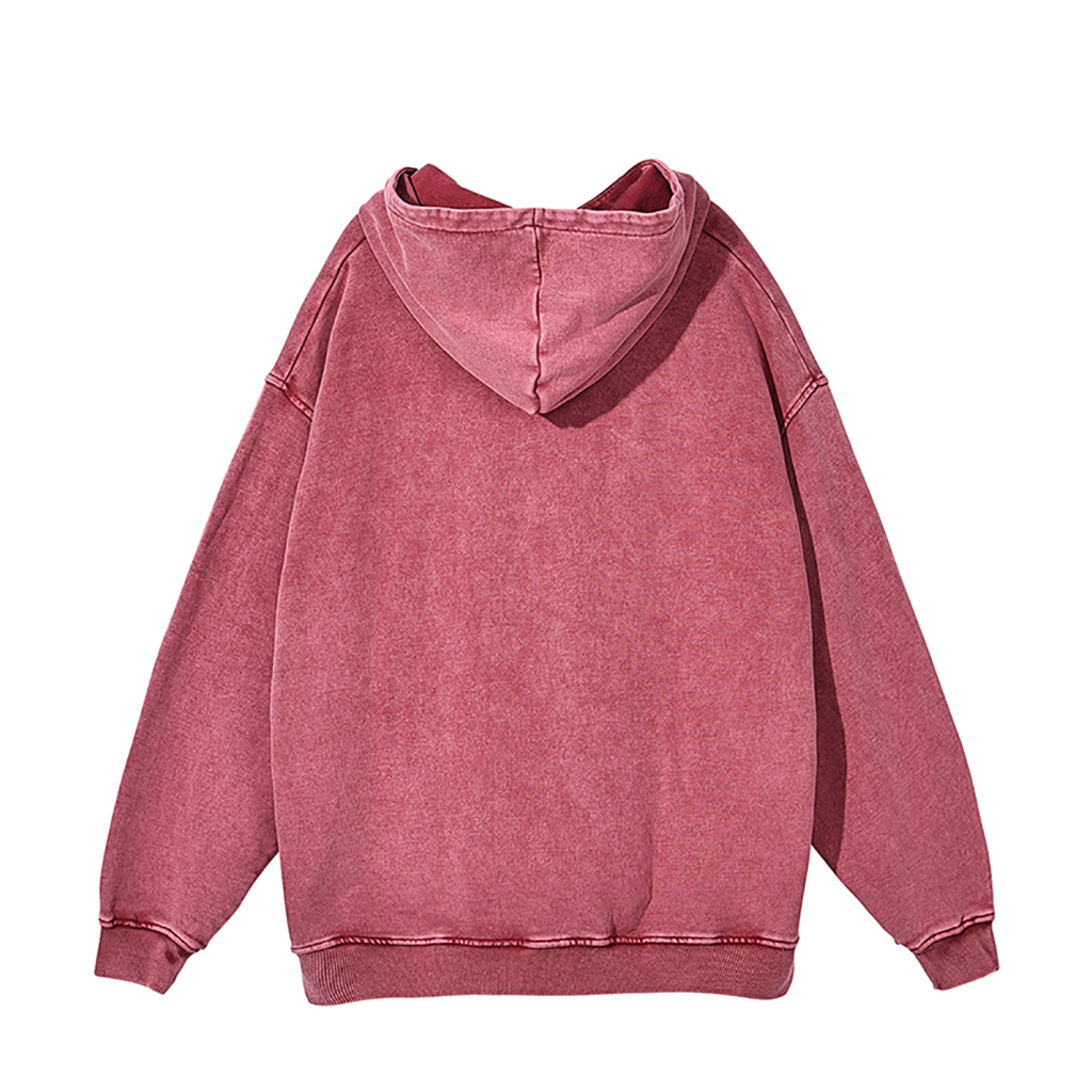 Oversized Snow Wash Hoodie - Print On Demand | HugePOD-17