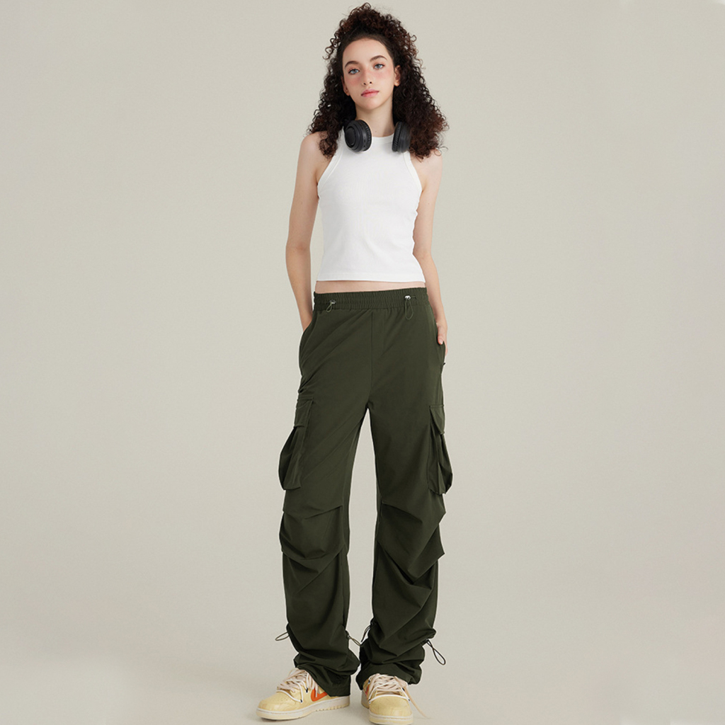 Streetwear Heavyweight Washed Hip-hop Jazz Women's Vest - Print On Demand | HugePOD-2