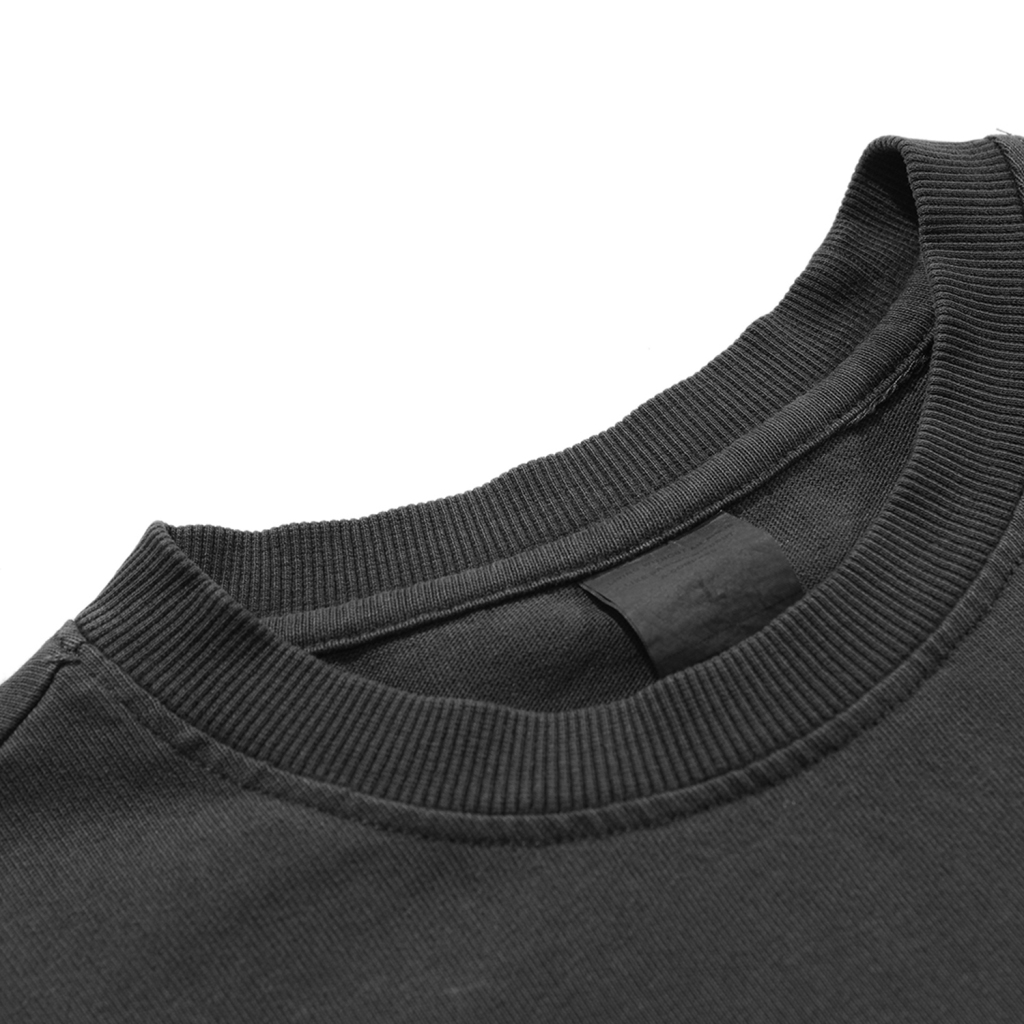 Oversized Vintage Snow Wash Long Sleeve Tee - Print On Demand-7