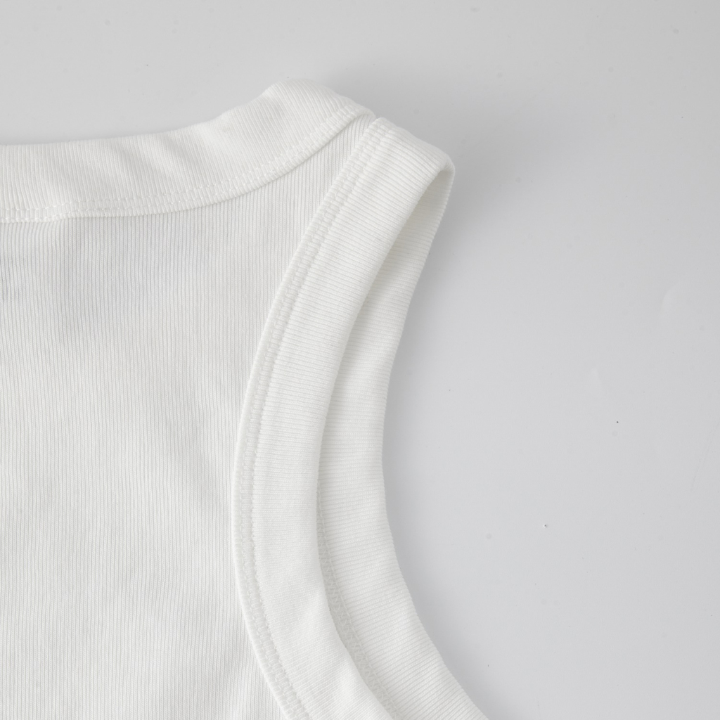 Streetwear Heavyweight Washed Hip-hop Jazz Women's Vest - Print On Demand | HugePOD-6
