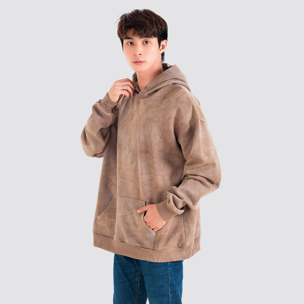 Streetwear Unisex Heavyweight Tie-Dye Hoodie - Print On Demand | HugePOD-4