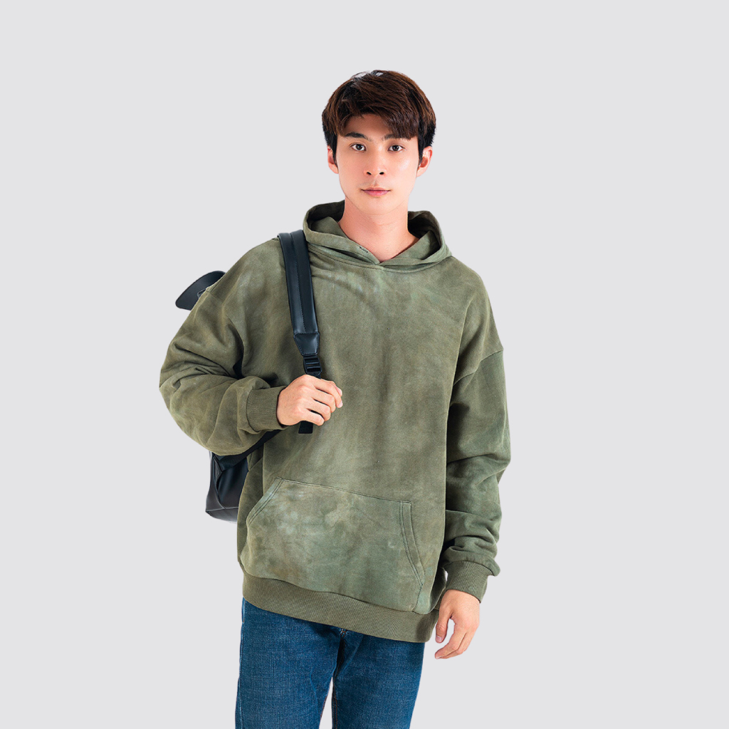 Streetwear Unisex Heavyweight Tie-Dye Hoodie - Print On Demand | HugePOD-2