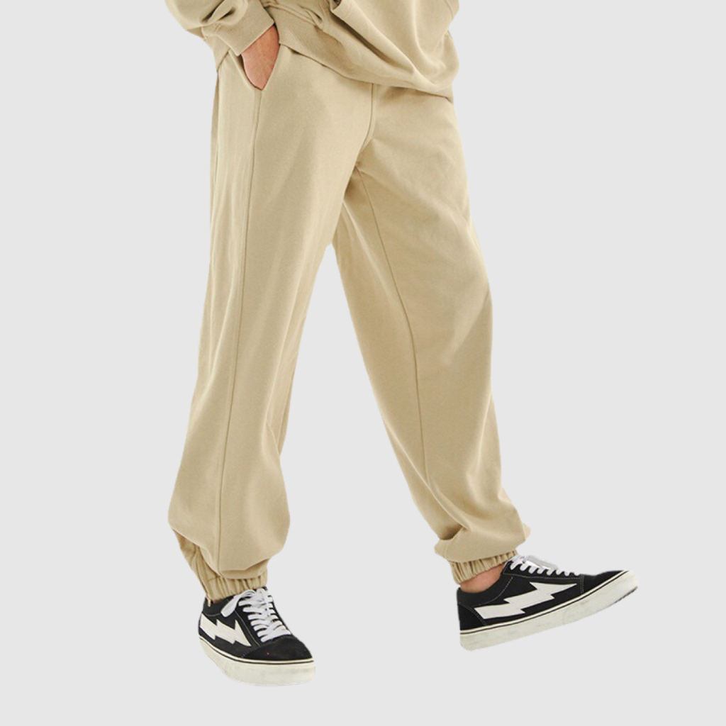 Streetwear Unisex Zipper Split Hem Joggers - Print On Demand | HugePOD-8