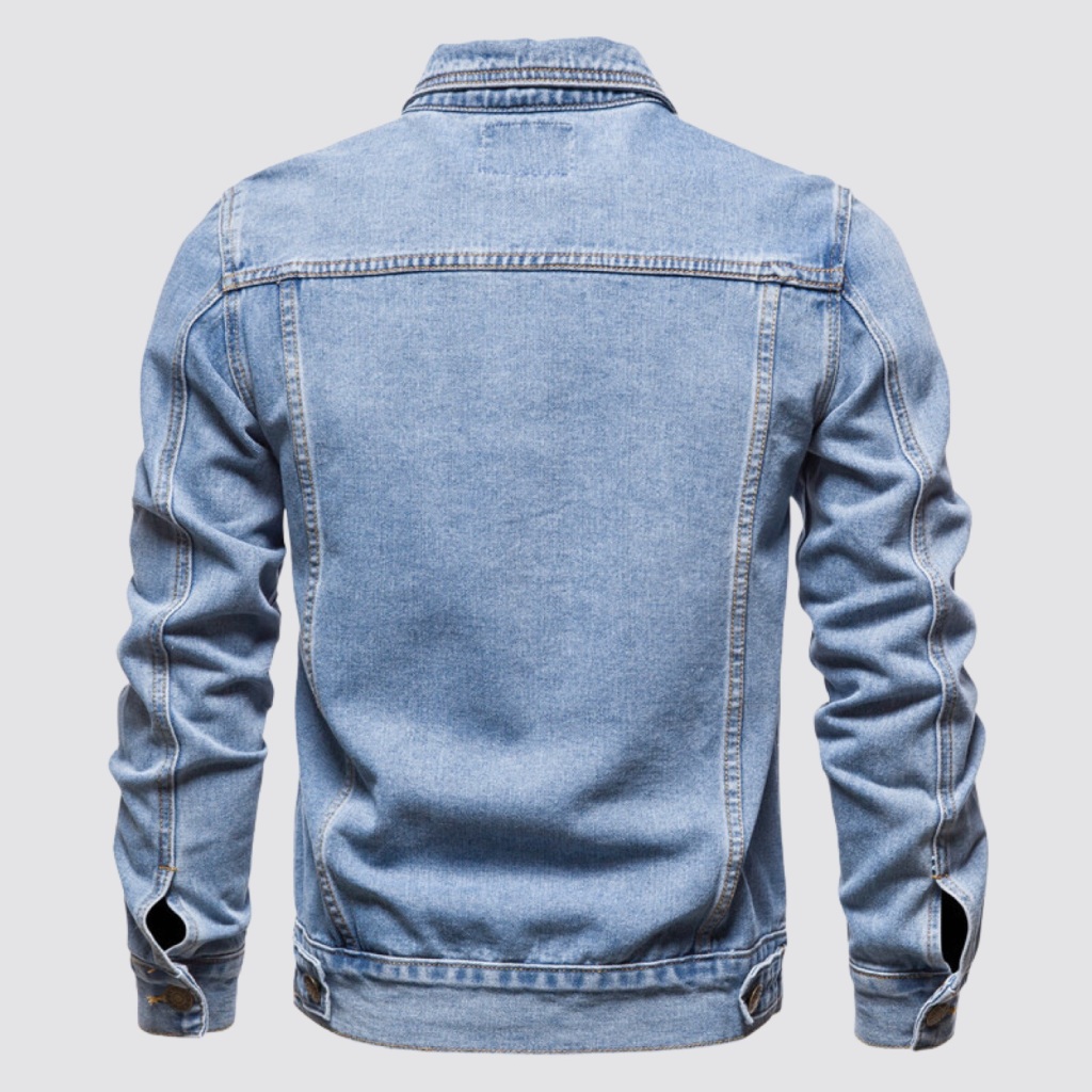 Streetwear Unisex Classic Denim Jacket - Print On Demand | HugePOD-2