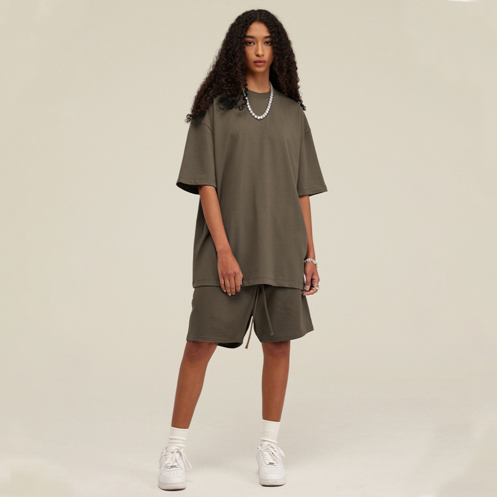 Streetwear Unisex Basic Earth Tone 100% Cotton T-Shirt - Print On Demand | HugePOD-18