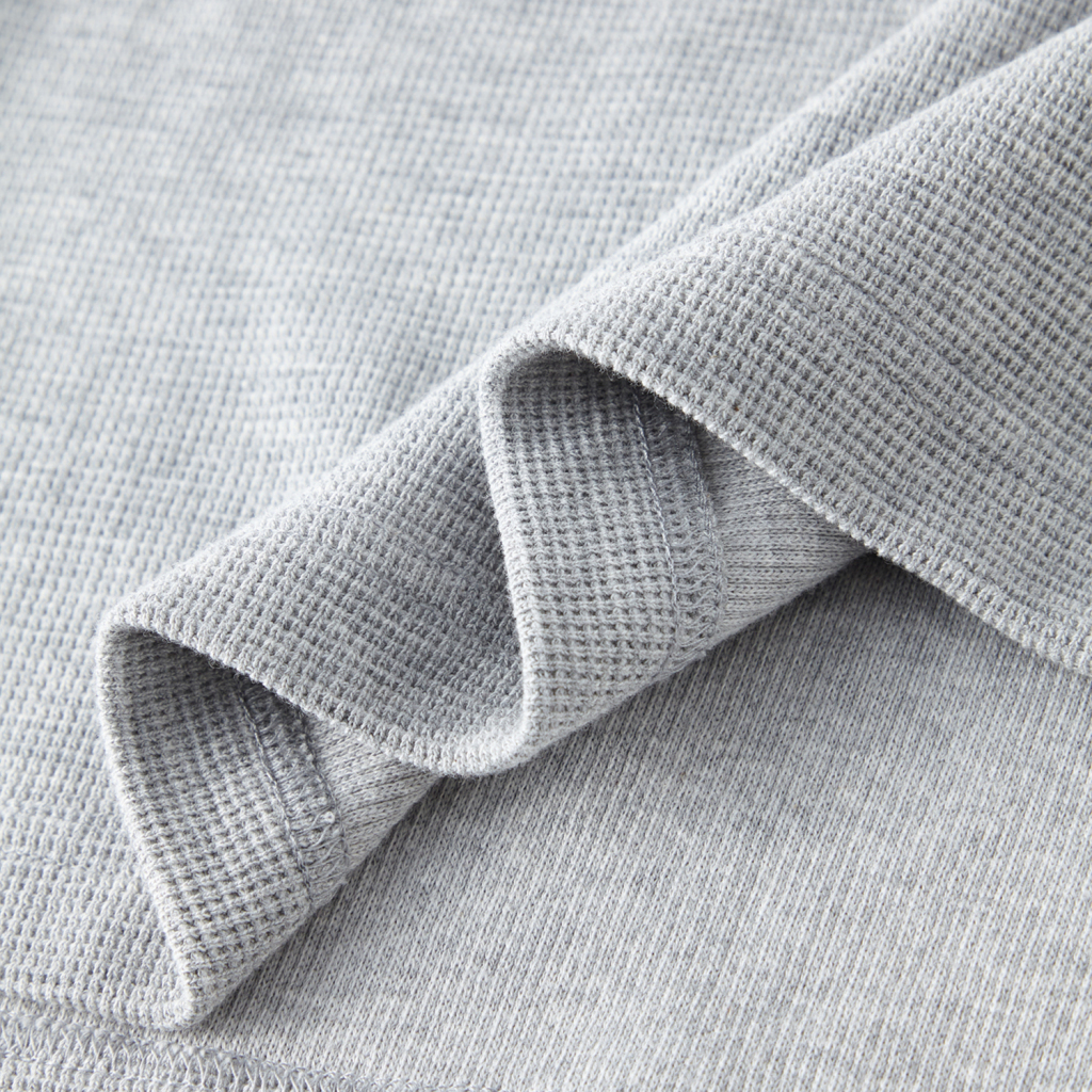 Streetwear 365G Heavyweight Color Block Loose-Fit Waffle Stitch Fabric T-Shirt - Print On Demand | HugePOD-8