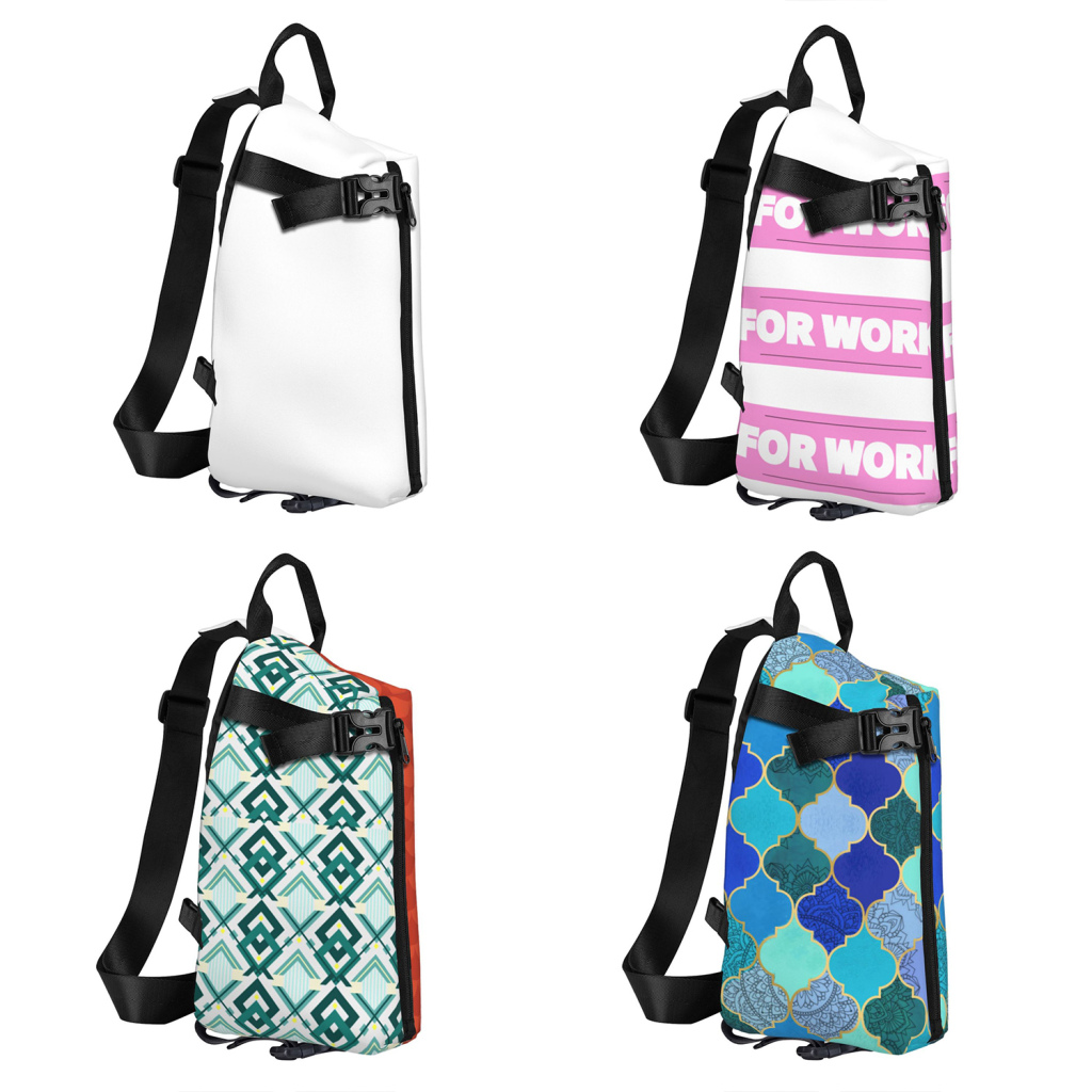 Streetwear All-Over Print Crossbody Backpack- Print On Demand-14