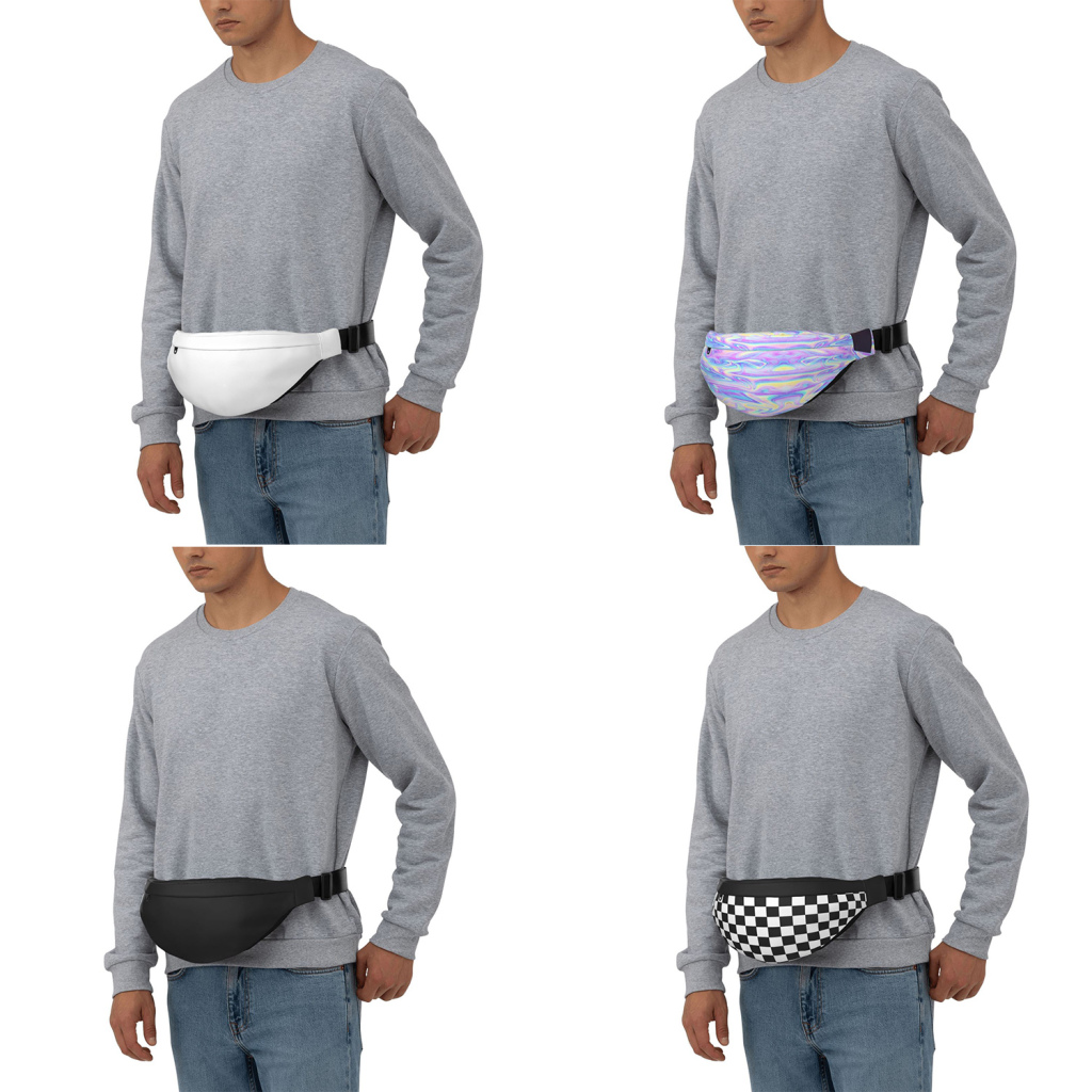 Streetwear All-Over Print Waist Bag - Print On Demand|HugePOD-10