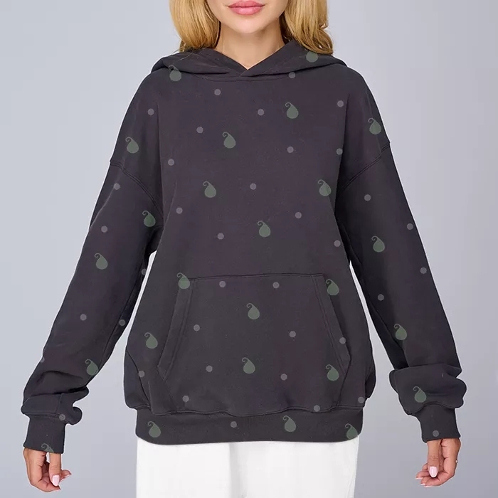 Streetwear All-Over Print Unisex Drop Shoulder Oversized Hoodie - Print On Demand | HugePOD-5