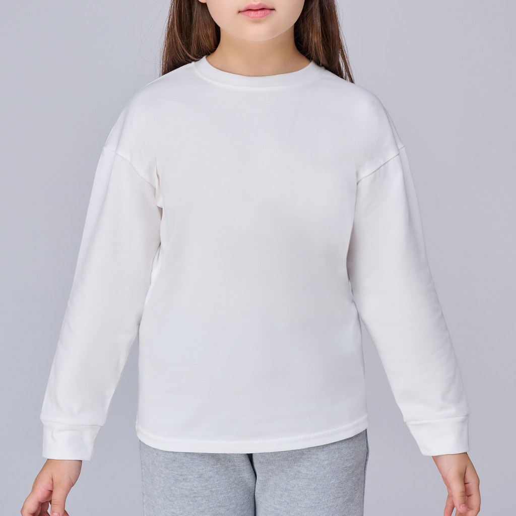 Kids Basic Cotton Long Sleeve T-Shirt | Soft and Breathable-5