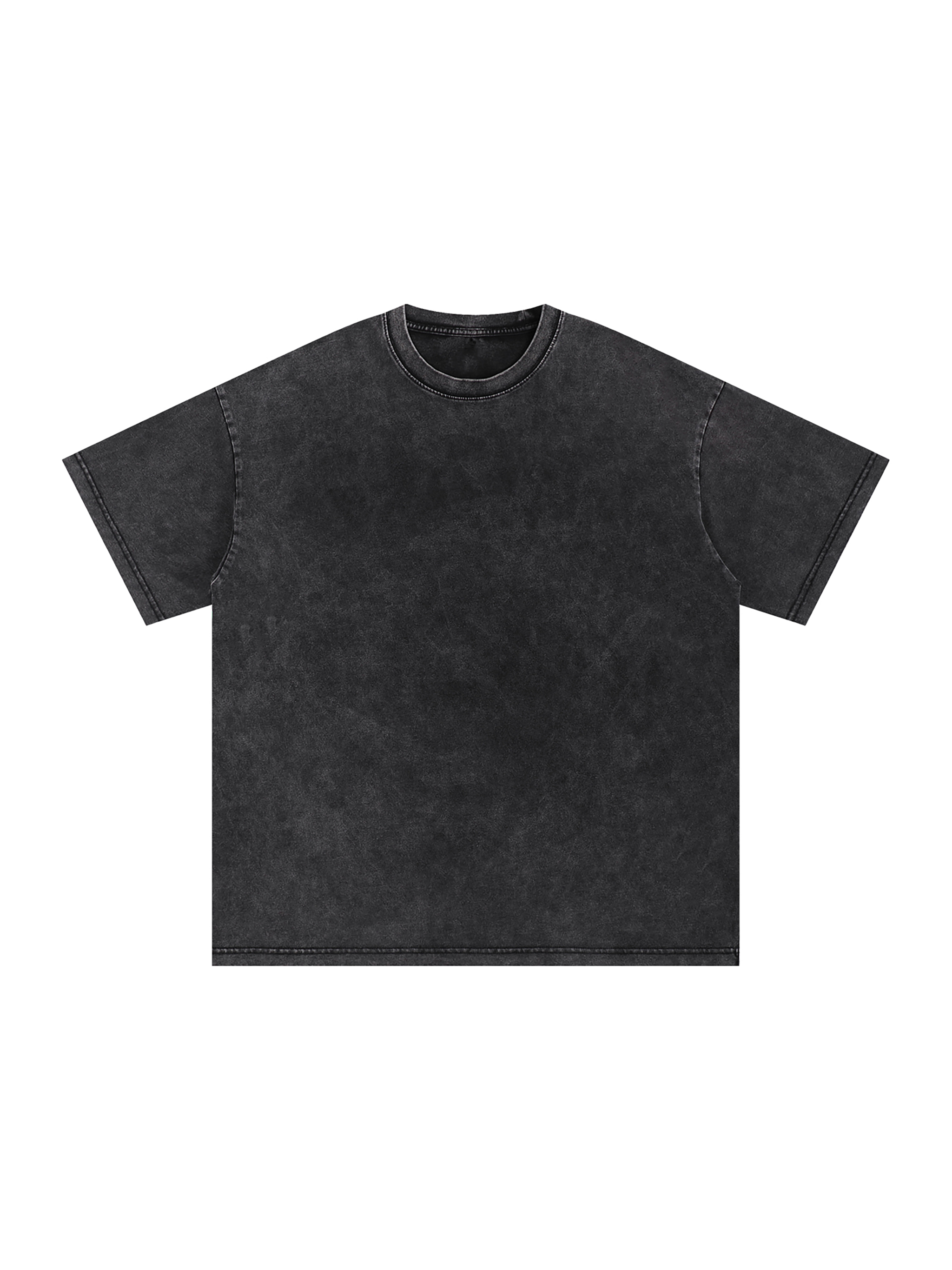 Streetwear Unisex Oversized Snow Wash T-Shirt - Print On