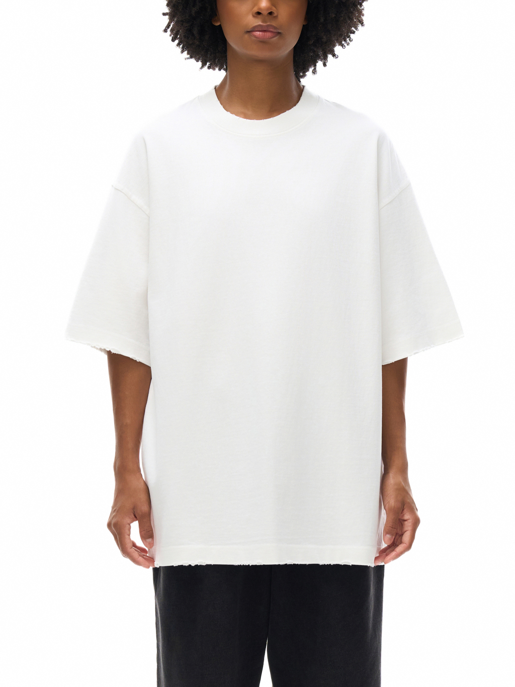 Hand-Frayed Heavyweight T-Shirt – Vintage Streetwear | Tapstitch-8