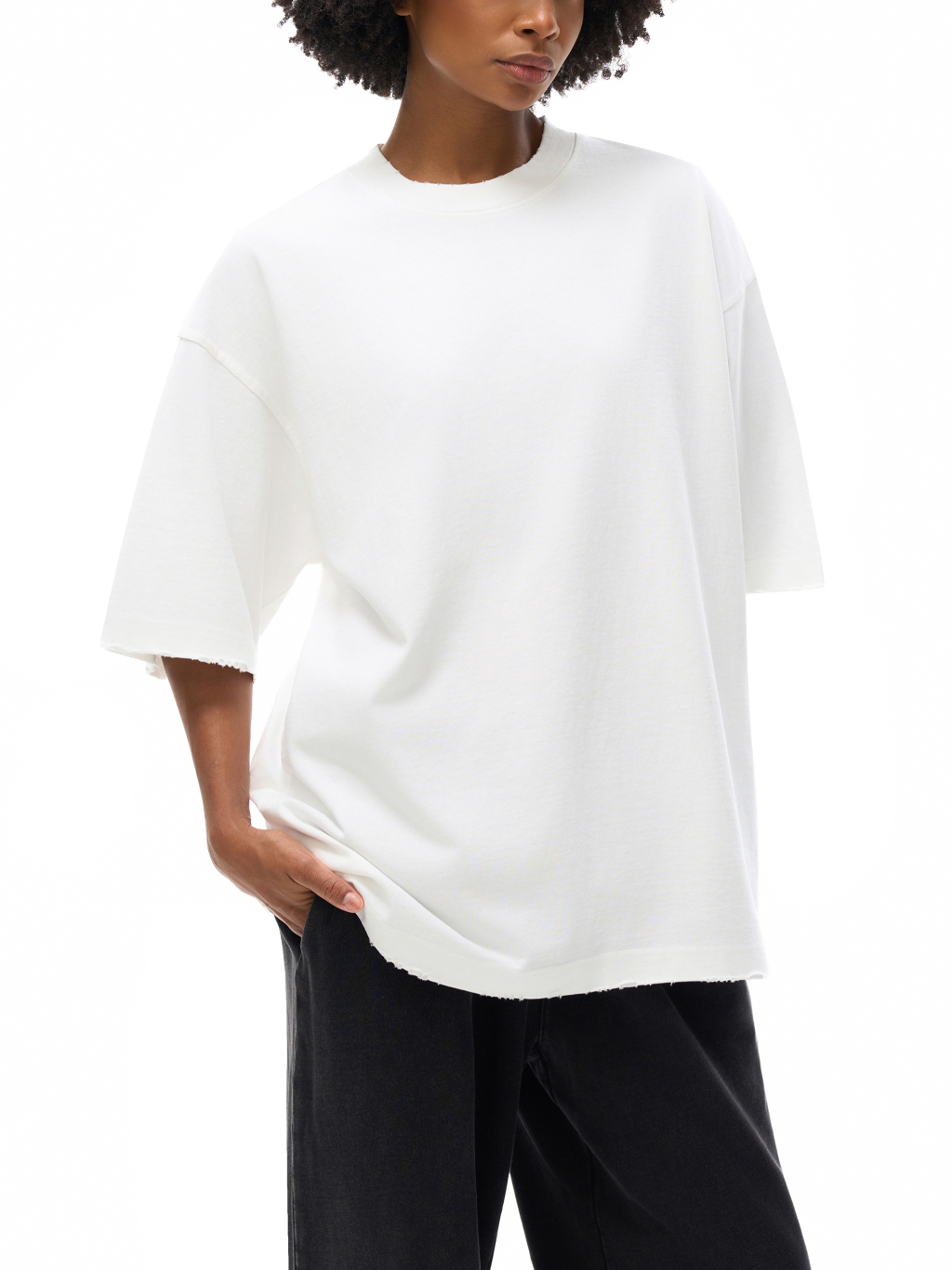 Hand-Frayed Heavyweight T-Shirt – Vintage Streetwear | Tapstitch-11