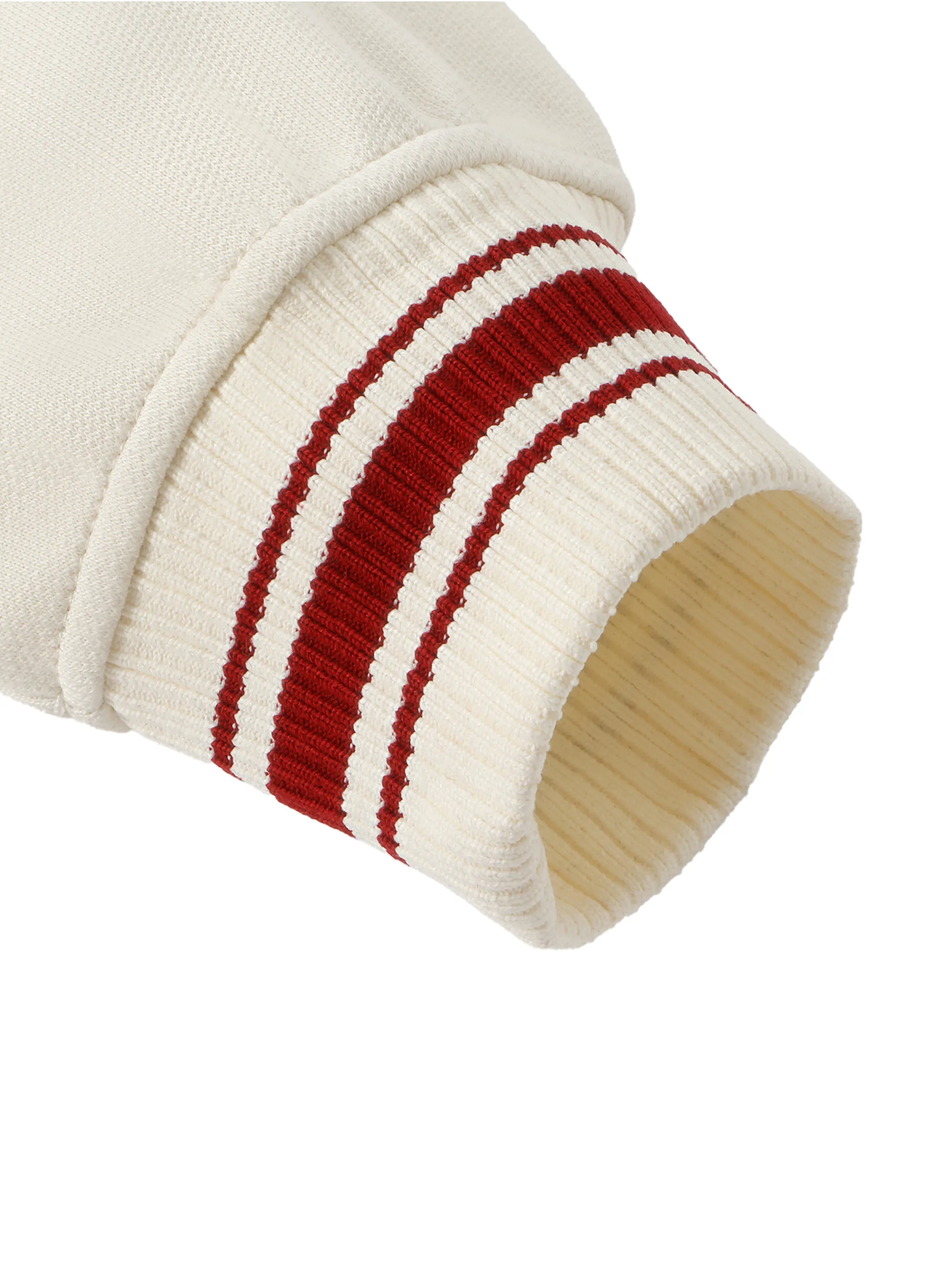 Contrast Raglan Sleeve Baseball Jacket