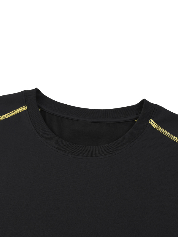 Unisex Contrast Stitch  Regular Fit T-Shirt