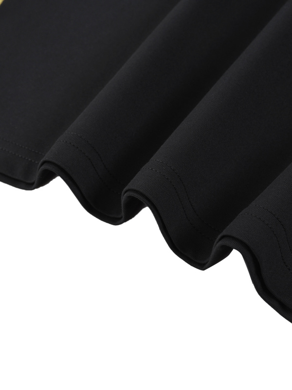 Unisex Contrast Stitch  Regular Fit T-Shirt