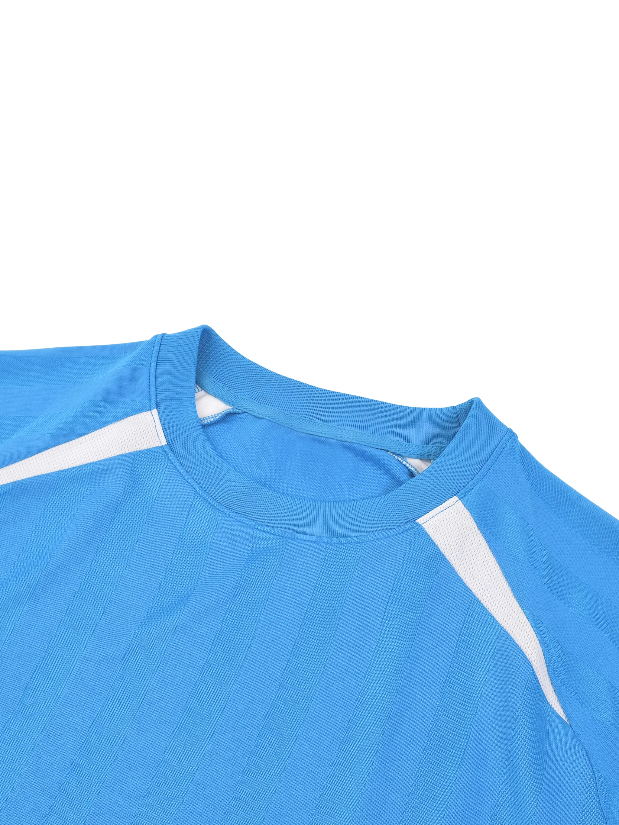 Unisex Color Block Jacquard Soccer Jersey
