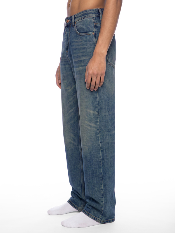 Men's Vintage Wash Denim Jeans