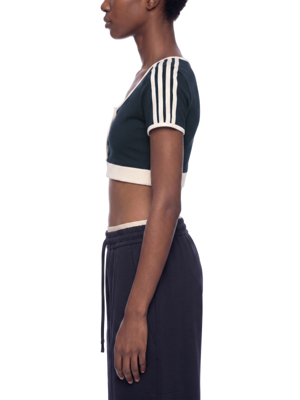 Women’s Color Block Crop T-Shirt