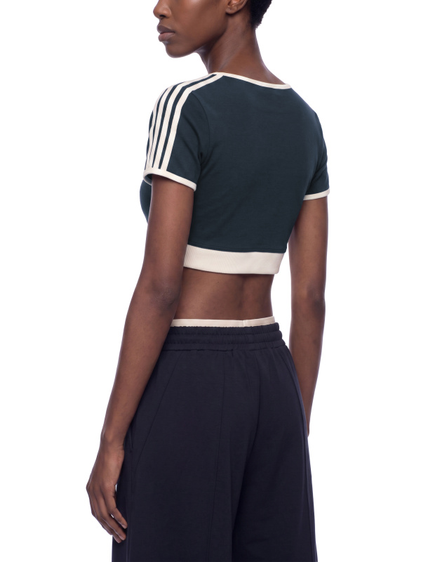 Women’s Color Block Crop T-Shirt