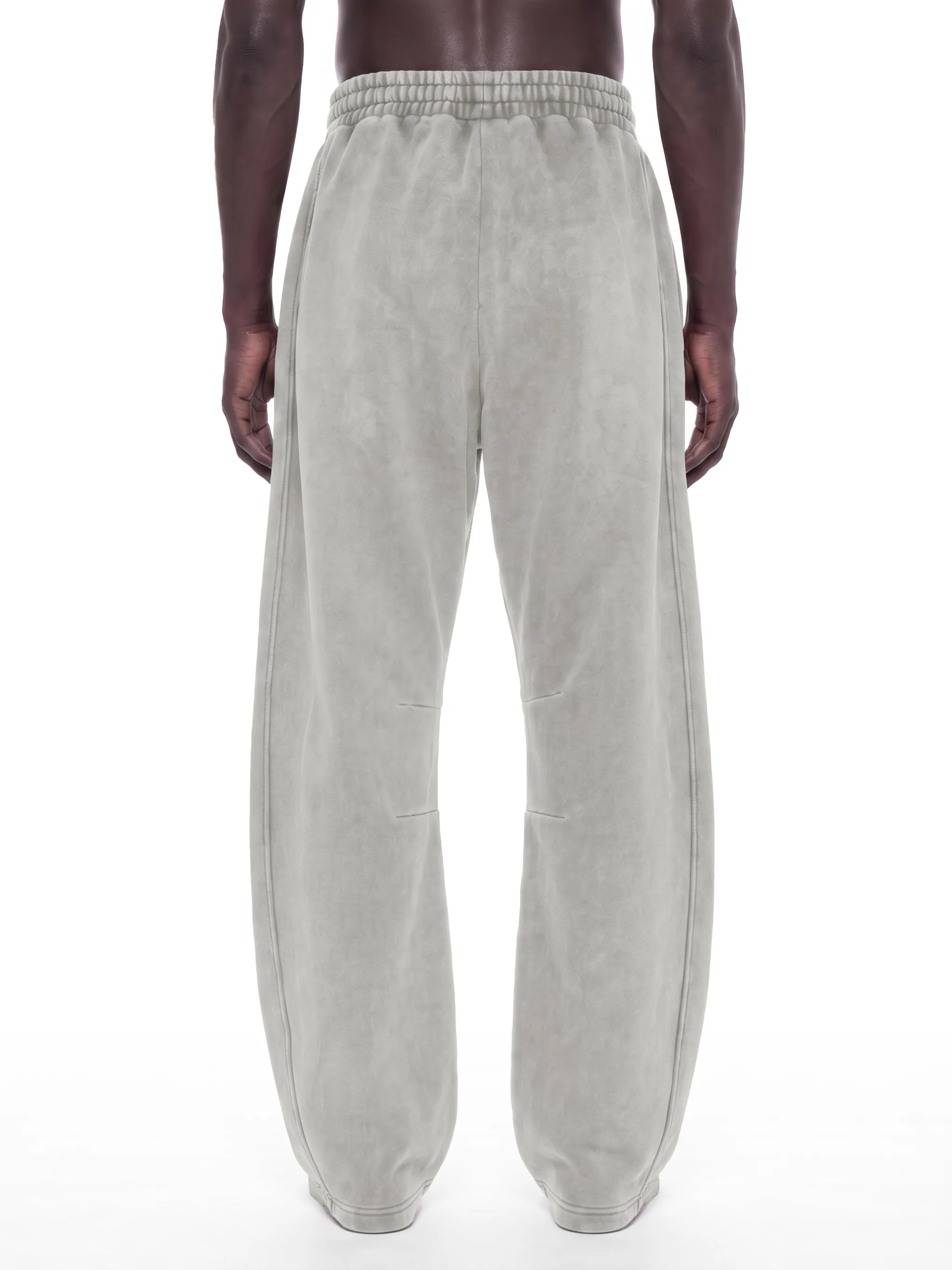 Unisex Vintage Wash Barrel Leg Fleece Sweatpants