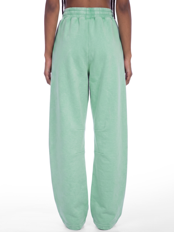 Unisex Vintage Wash Barrel Leg Fleece Sweatpants