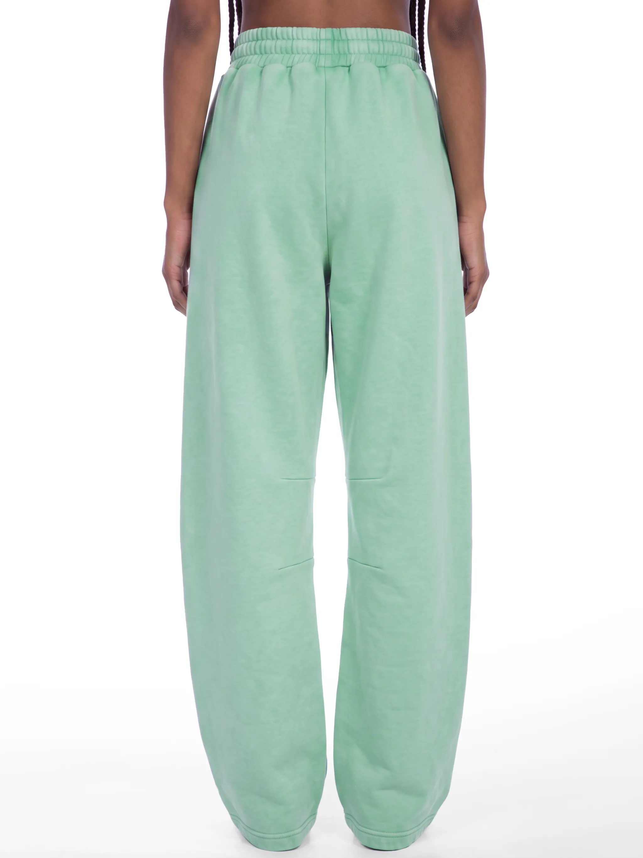 Unisex Vintage Wash Barrel Leg Fleece Sweatpants