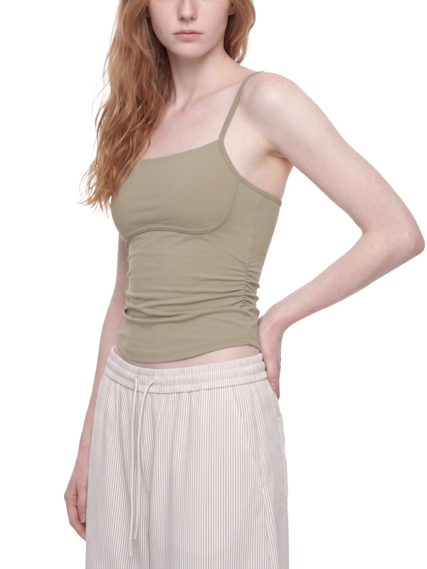 Women's Ruched Yoga Tank Top
