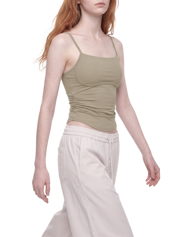 Women's Ruched Yoga Tank Top