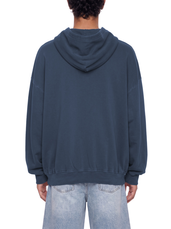 Unisex Vintage Wash Boxy Full Zip Hoodie