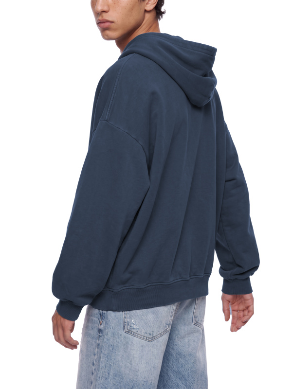 Unisex Vintage Wash Boxy Full Zip Hoodie