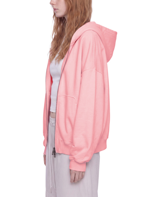 Unisex Vintage Wash Boxy Full Zip Hoodie