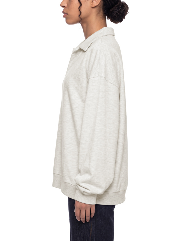 Unisex Oversized Collared Sweatshirt