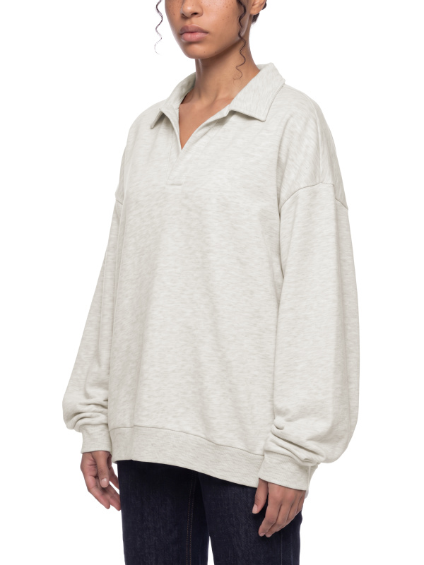 Unisex Oversized Collared Sweatshirt