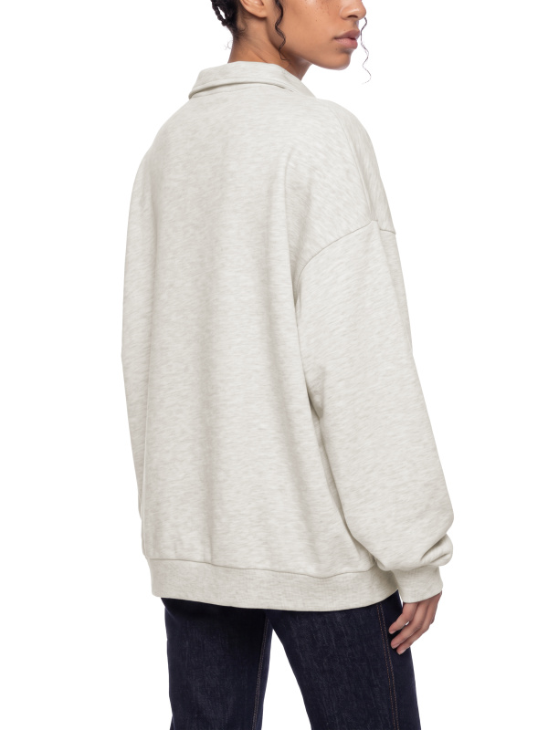 Unisex Oversized Collared Sweatshirt